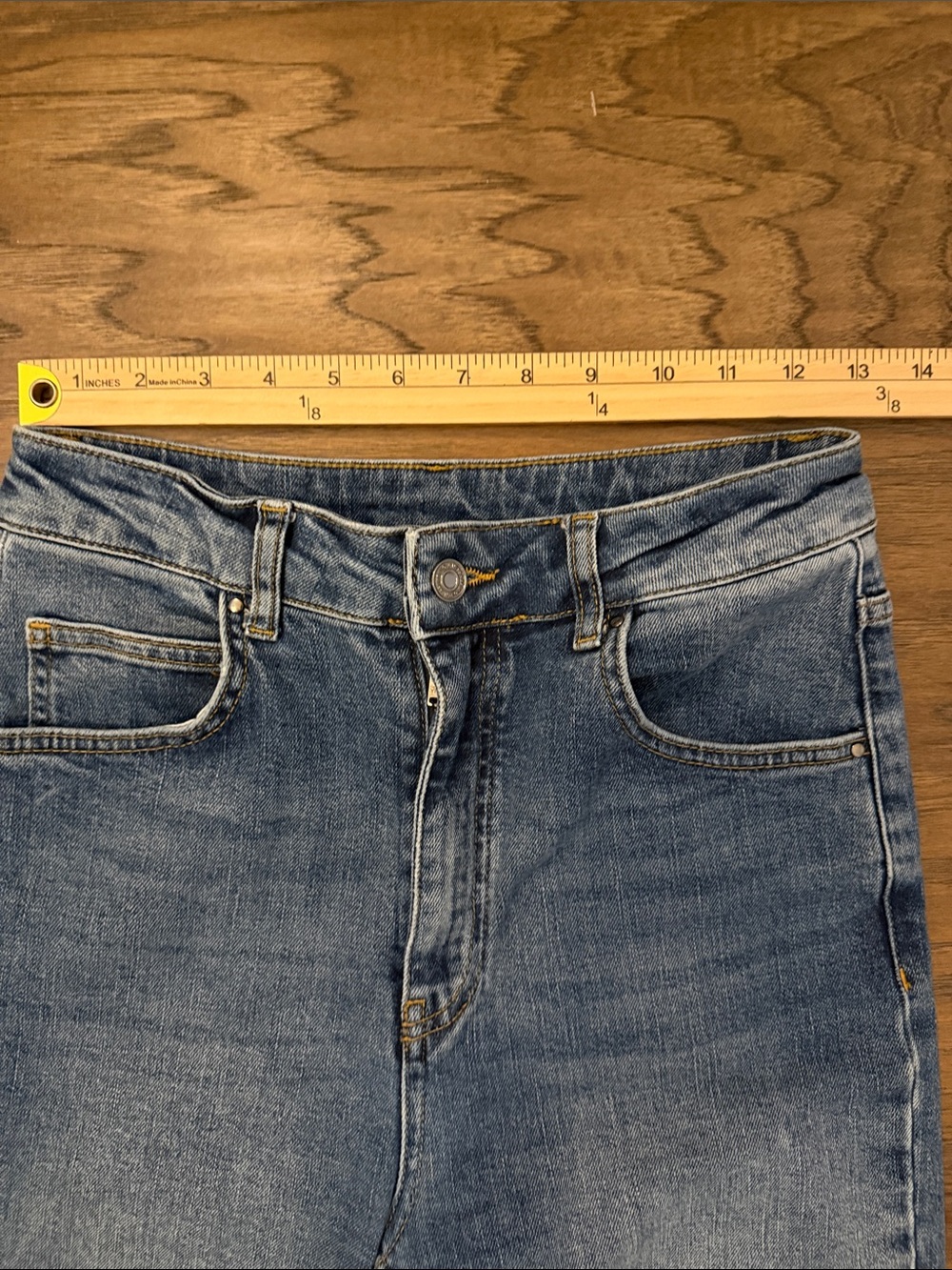 Vanessa Bruno Benito High-Waisted Straight Leg Jeans - Size FR 36 (US 4 /27) - Picture 6 of 14